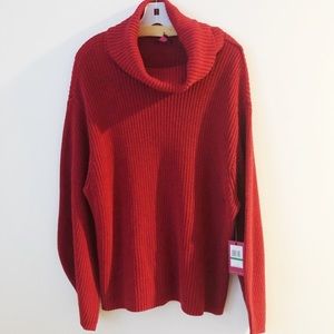 VINCE CAMUTO OVERSIZE COWL TURTLENECK‎ SWEATER SZ L